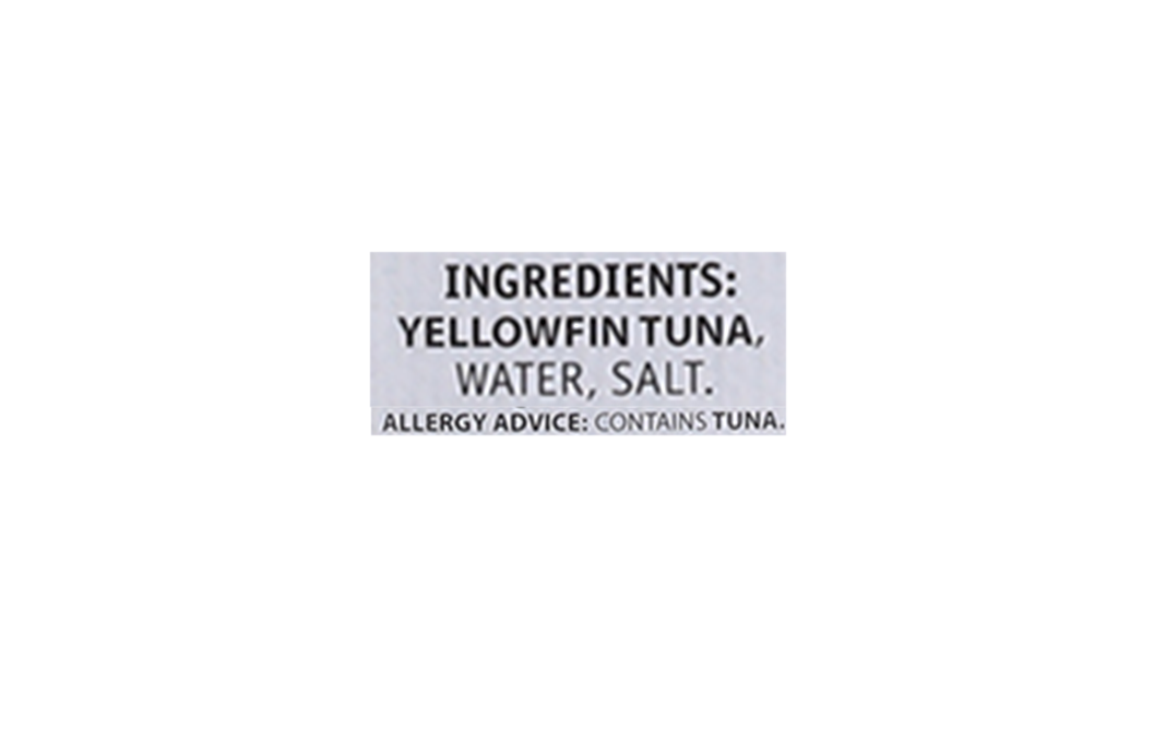 Tasty Nibbles White Meat Tuna Chunks In Water, Salt Added   Tin  185 grams
